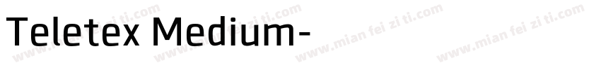 Teletex Medium字体转换